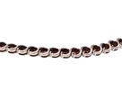 Garnet Sterling Silver Tennis Bracelet 16.2 GImage - 1