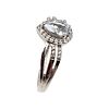 D'Joy Aquamarine Sterling Silver Cocktail Ring Size 9.25 4.1 GImage - 1