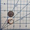 YGI Pink Stone Rose Gold Over Sterling Silver Cocktail Ring Size 5.75 3 GImage - 3