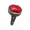 Coral Sterling Silver Ring Size 7 3.5 GImage - 1