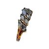 D'Joy Topaz Gold Over Sterling Silver Cocktail Ring Size 8.5 4.4 GImage - 1