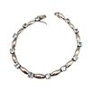 Topaz Sterling Silver Tennis Bracelet 14 GImage - 1