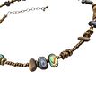 Silpada Abalone Bead Sterling Silver Necklace 23.6 G. Silpada Abalone bead Sterling Silver Image - 1