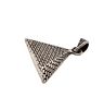 Y Sterling Silver Pyramid Pendant 4.1 GImage - 1
