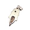 Opal Carnelian Peridot Sterling Silver Pendant 5.5 GImage - 2