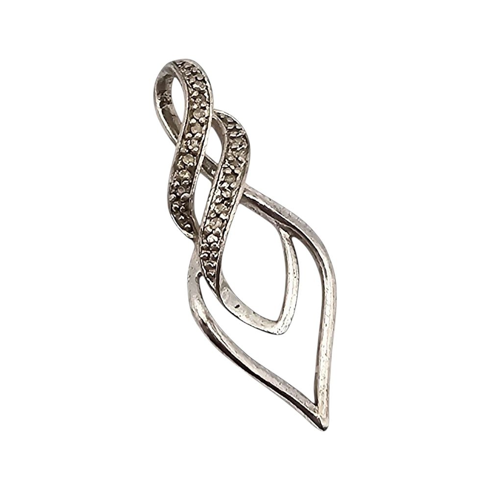 SUN Diamond Sterling Silver Pendant 1.5 G