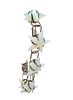 Moonstone? Sterling Silver Star Bracelet 15.3 GImage - 1