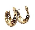Gold Over Sterling Silver Hoop Earrings 3.2 GImage - 1