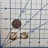 Gold Over Sterling Silver Hoop Earrings 3.2 GImage - 3