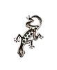 AJ Emerald Sterling Silver Lizard Pendant 3.2 GImage - 2