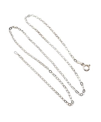 Sterling Silver Cable Chain Necklace 2.4 G. Sterling Silver Cable Chain Necklace 2.4 g