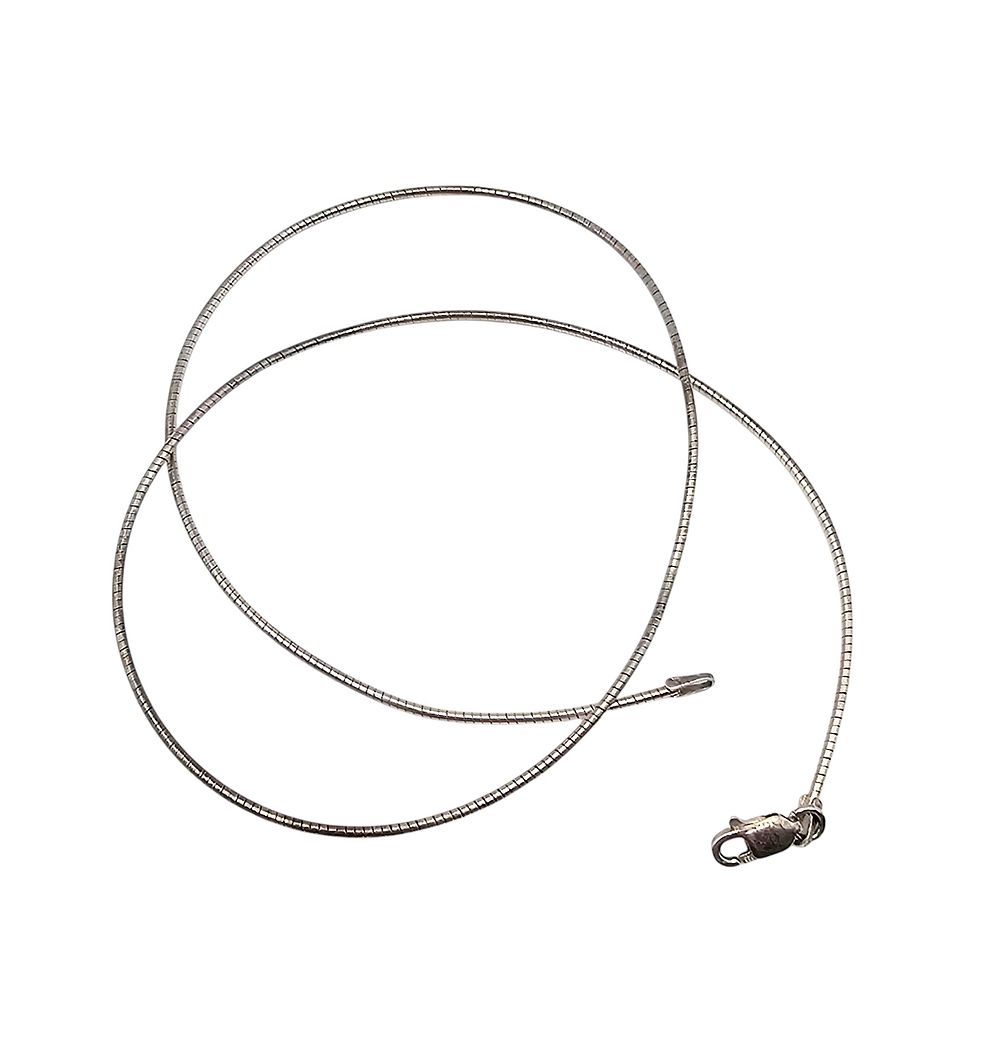 Sterling Silver Necklace 6.1 G 16 Inches Long. Sterling Silver Necklace 6.1 G 16 Inches long