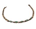 Ross Simons Diamond Emerald Gold Over Sterling Silver Tennis Bracelet 8.7 GImage - 1