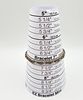 Ross Simons Diamond Emerald Gold Over Sterling Silver Tennis Bracelet 8.7 GImage - 2