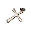 Abalone Sterling Silver Cross Pendant 3.3 GImage - 2