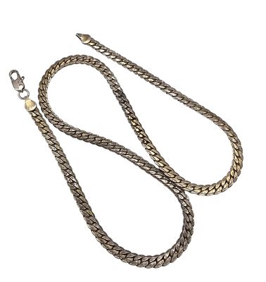Sterling Silver Cuban Chain Necklace 25.7 G