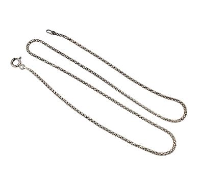 Sterling Silver Popcorn Chain Necklace 2.7 G