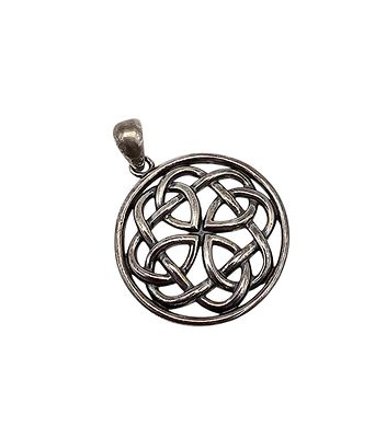 Sterling Silver Celtic Knot Pendant 4.2 G