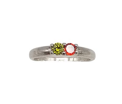 Rhinestone Sterling Silver Cocktail Ring Size 7.5 2.4 G