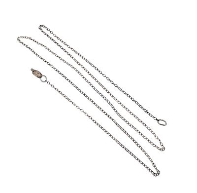 Sterling Silver Cable Chain Necklace 1.1 G