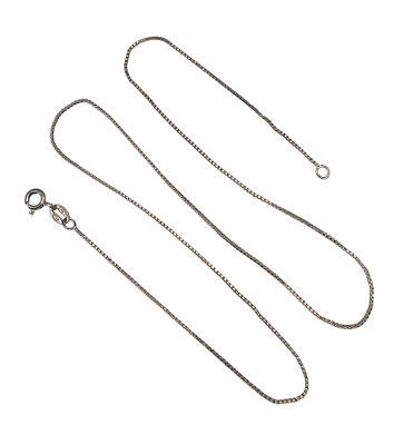 Sterling Silver Box Chain Necklace 1.9 G