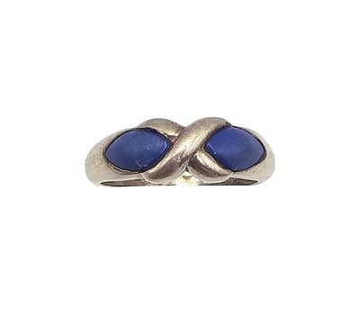 Sodalite Sterling Silver Ring Size 8.25 4.4 G