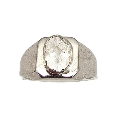 D'Joy Diamond Sterling Silver Cocktail Ring Size 8.5 5.2 G
