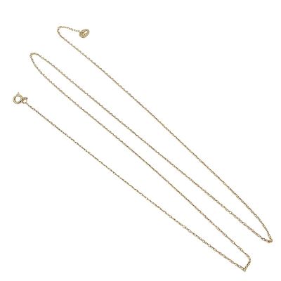 Lot 432 - RDR 10K Gold Cable Chain Necklace 0.5 G | Retro Roadshow Auctions
