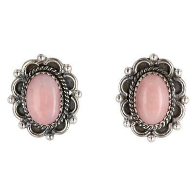 Hada Collection Oval Scallop Earrings