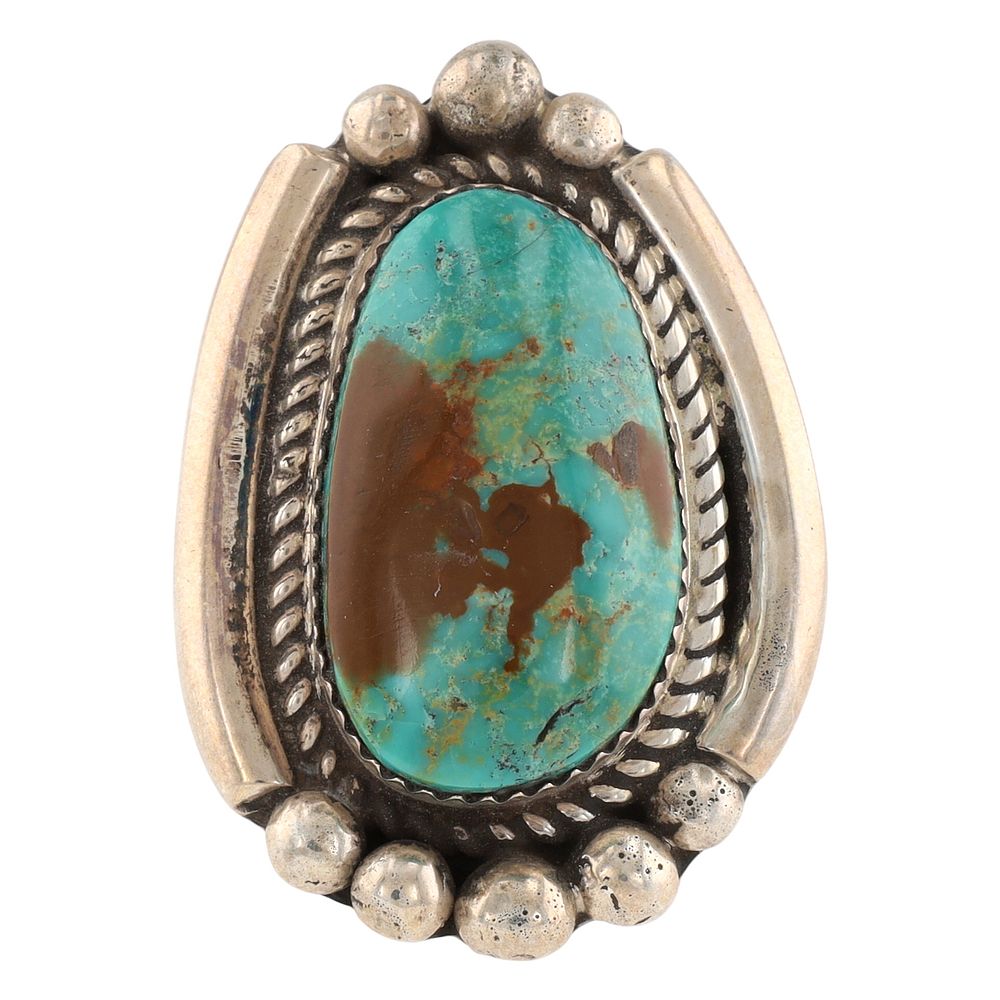 Lot 259: Ray Nez Navajo Sterling Kingman Ring