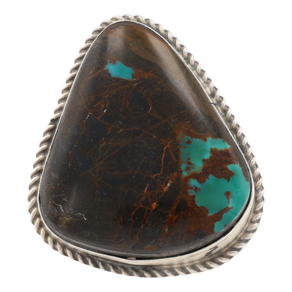 Lot 270: Donovan Nez Navajo Sterling Royston Adjustable Ring