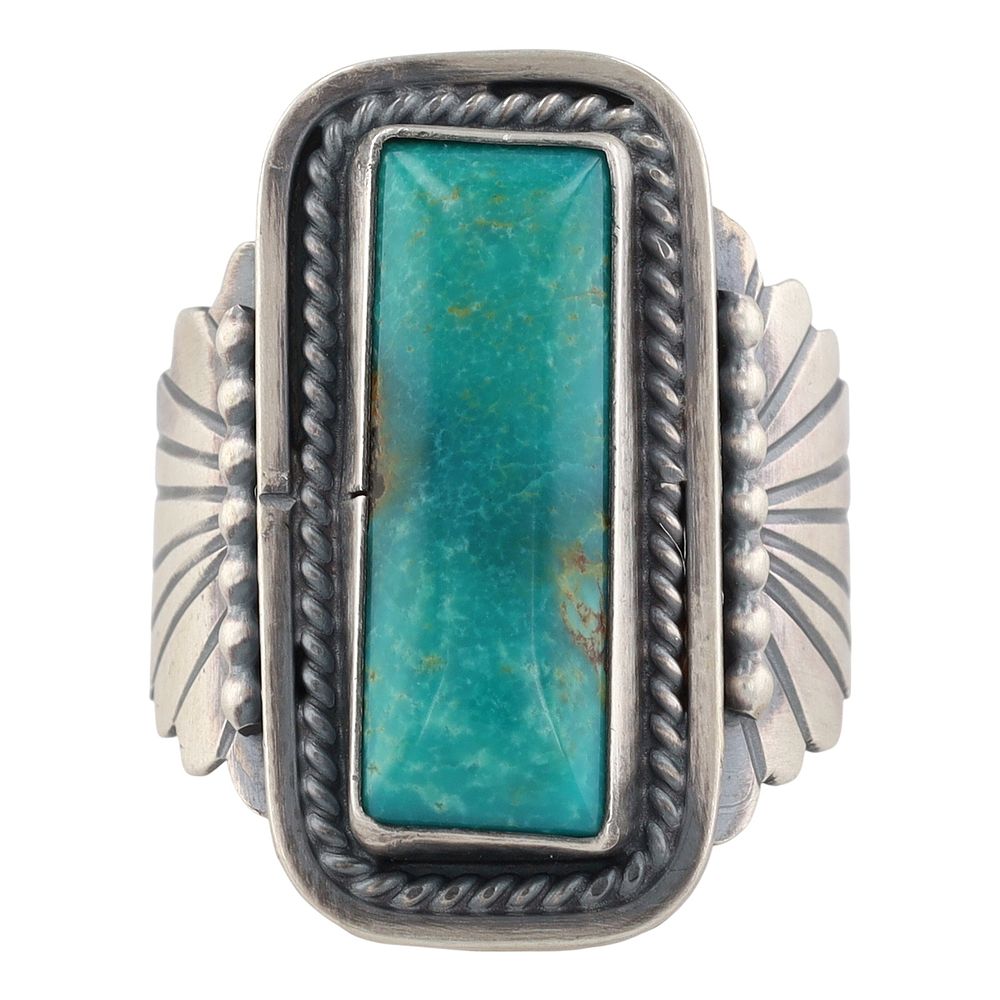 Lot 357: Bobby Platero Navajo Sterling Kingman Ring