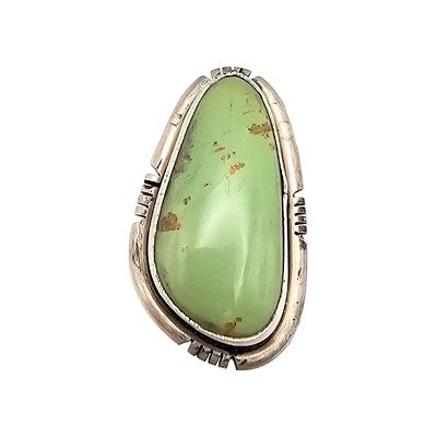 Scott Skeets Navajo Sterling Kingman Turquoise Ring Sz 7. Scott Skeets handcrafted Navajo 