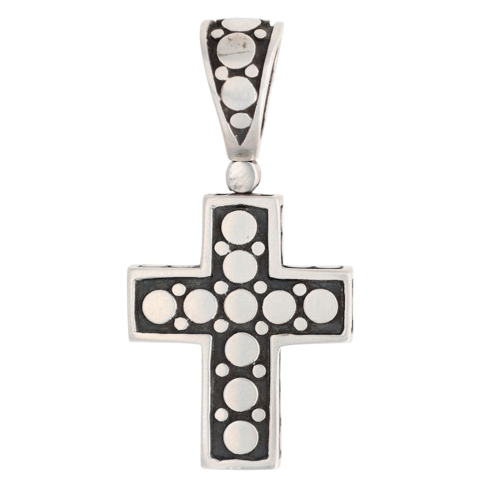 Lot 175: John Hardy Sterling Dot Cross Pendant