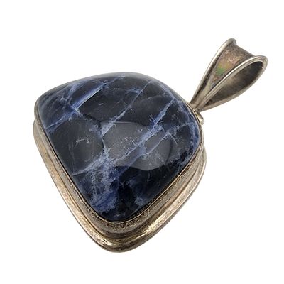 Sterling Sodalite Pendant - 17g