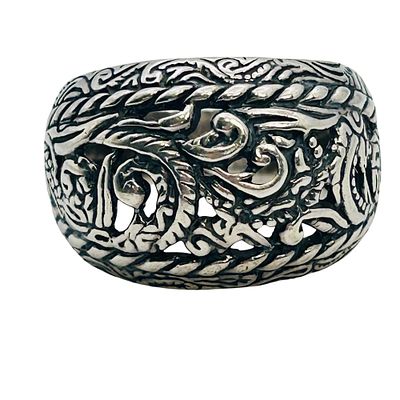 Carolyn Pollack, Sterling Dome Ring Size 10, 9.46 G. Carolyn Pollack Sterling Dome ring size 10 
