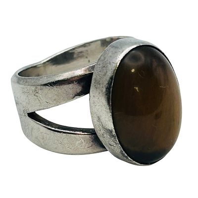 Southwest Tigers Eye Ring Size 6, 11.25 G. Southwest Tigers eye ring size 6 11.25 g