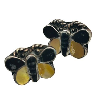 Southwest Butterfly Inlay Stone Earrings 2.59 G. Southwest butterfly inlay stone earrings 2.59 g