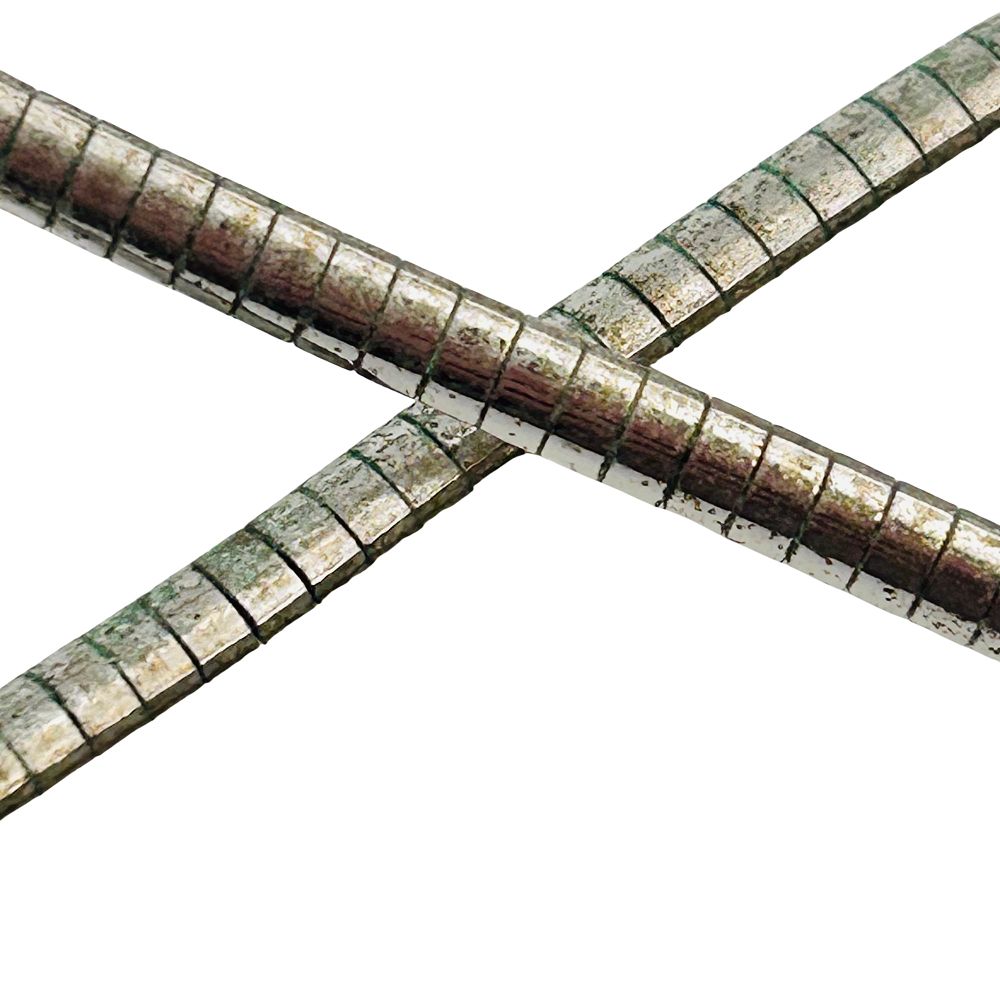 Lot 174: Italy, Sterling Flat Snake Chain Necklace 14 G