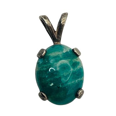 TURQUOISE Sterling Pendant, 0.95 G. TURQUOISE Sterling pendant 0.95 g