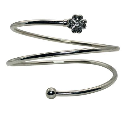 RL, Sterling Spiral Open Bangle Bracelet, 10.80 G. RL Sterling spiral open bangle bracelet 10.80 g