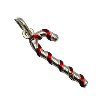 Sterling Candy Cane Pendant, 1.04 G. Sterling candy cane pendant 1.04 g