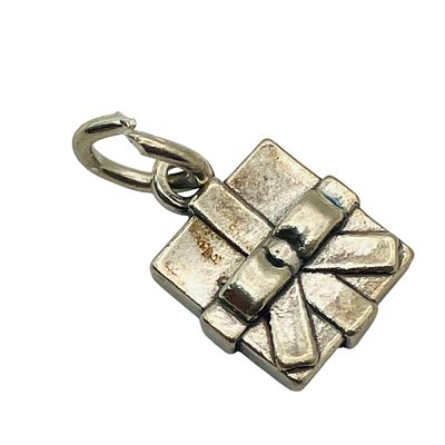 SMC Sterling Gift Box Pendant, 1.21 G. SMC Sterling gift box pendant 1.21 g