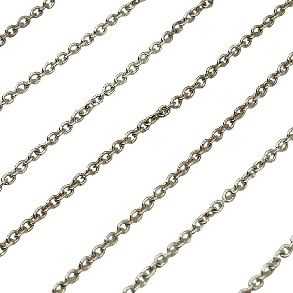 Lot 160: Sterling Cable Chain Necklace, 1.00 G