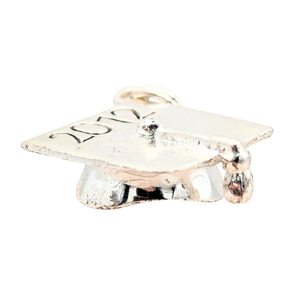 Lot 151: Sterling 2012 Graduation Cap Charm 2.86g