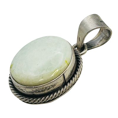 Scott Skeets Navajo Sterling Palomino Pendant. Scott Skeets Navajo Sterling Palomino Oval 