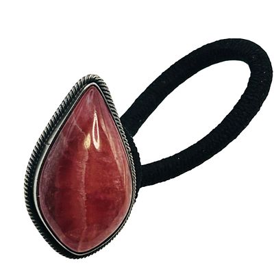 Scott Skeets Navajo Sterling Spiny Oyster Hair Tie. Scott Skeets Navajo Sterling Spiny oyster 