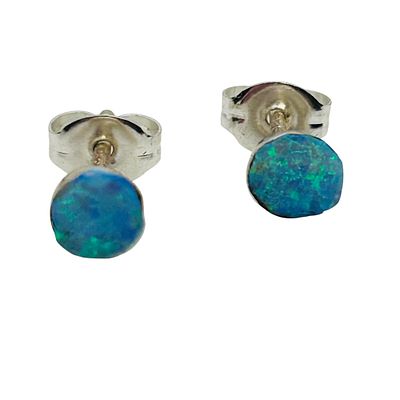 Native Sterling Opal Studs Earrings. Native sterling opal studs earrings .49 grams