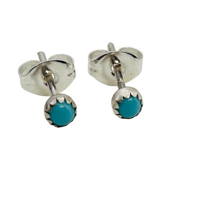 Shantal Bitsie Delicate Sterling Turquoise Studs. Shantal Bitsie delicate sterling turquoise 
