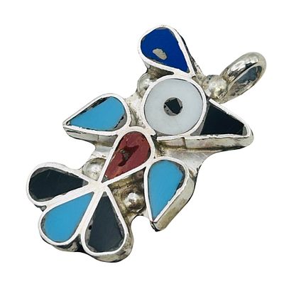 Pino Yunle Zuni Sterling Bird Pendant. Pino Yunle Zuni sterling Bird pendant 3.49grams